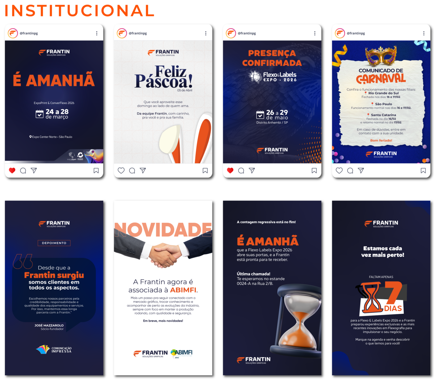 Social media Frantin esquerda